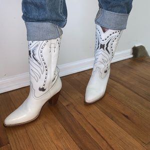 White Cowboy Boots